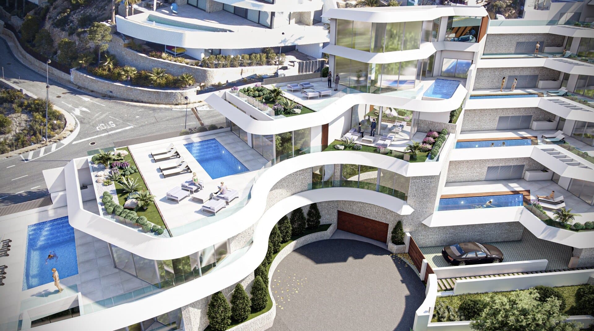 Apartamento de 3 Dormitorios en, Pueblo Mascarat - 2