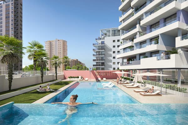 Appartement de 2 Chambres à, Calpe