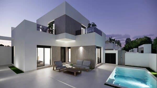 3-Zimmer Stadthaus in San Fulgencio