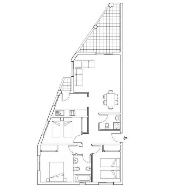 Apartamento de 3 Dormitorios en Altos de Campoamor, Orihuela Costa - 16