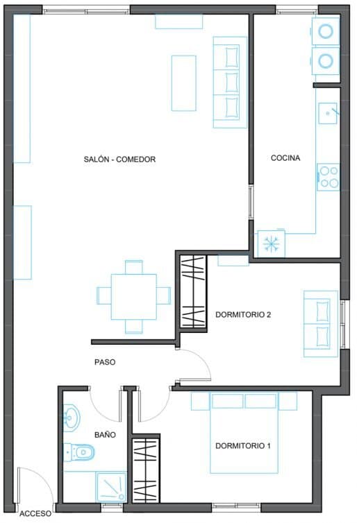 Apartamento de 2 Dormitorios en Urbanizaciones, Guardamar del Segura - 36