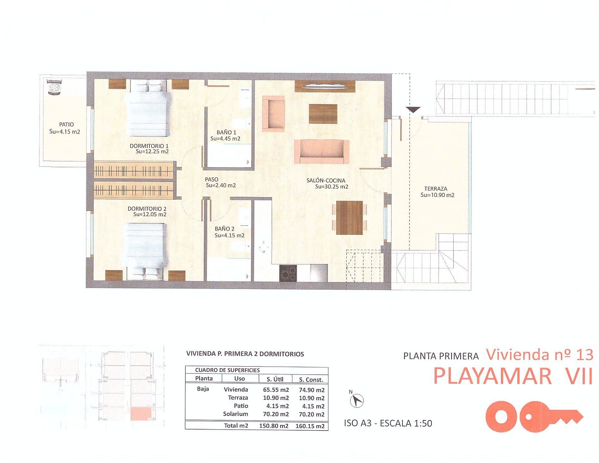 2-Bedroom Penthouse in Pilar de la Horadada - 30
