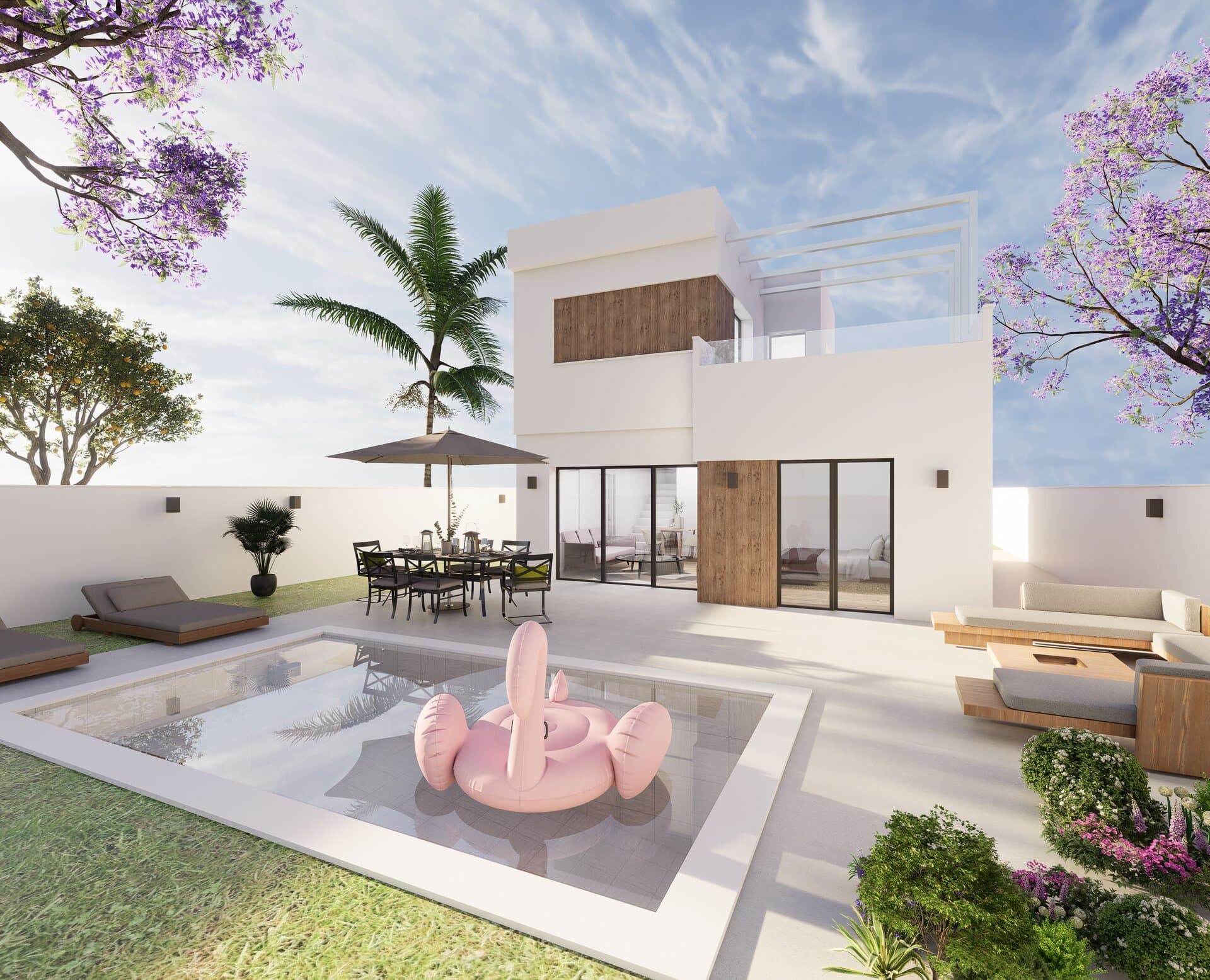 3-Zimmer Freistehende Villa in Ciudad Quesada
