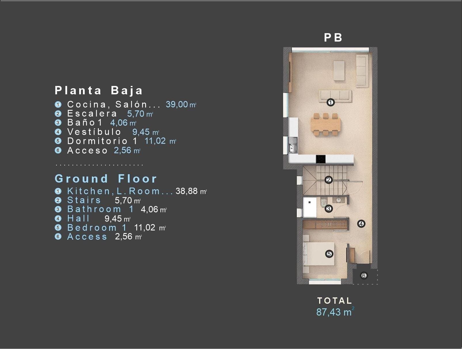3-Zimmer Villa in Las Filipinas, Orihuela Costa - 10
