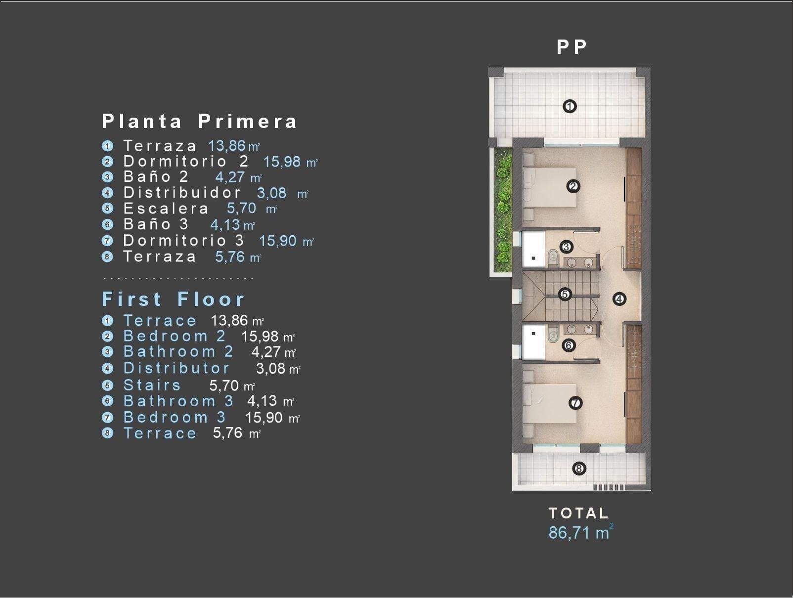 3-Zimmer Villa in Las Filipinas, Orihuela Costa - 11