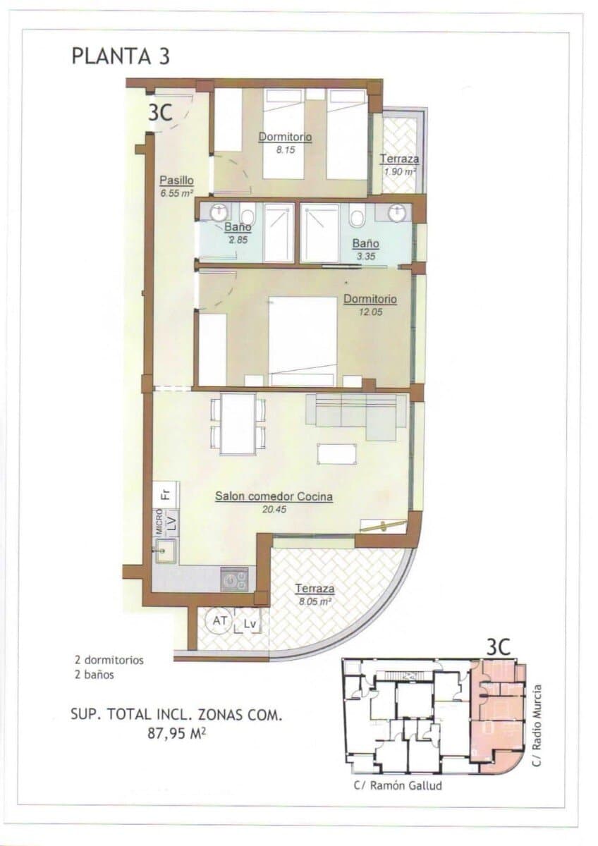 Appartement met 2 Slaapkamers in Playa del Cura, Torrevieja - 31