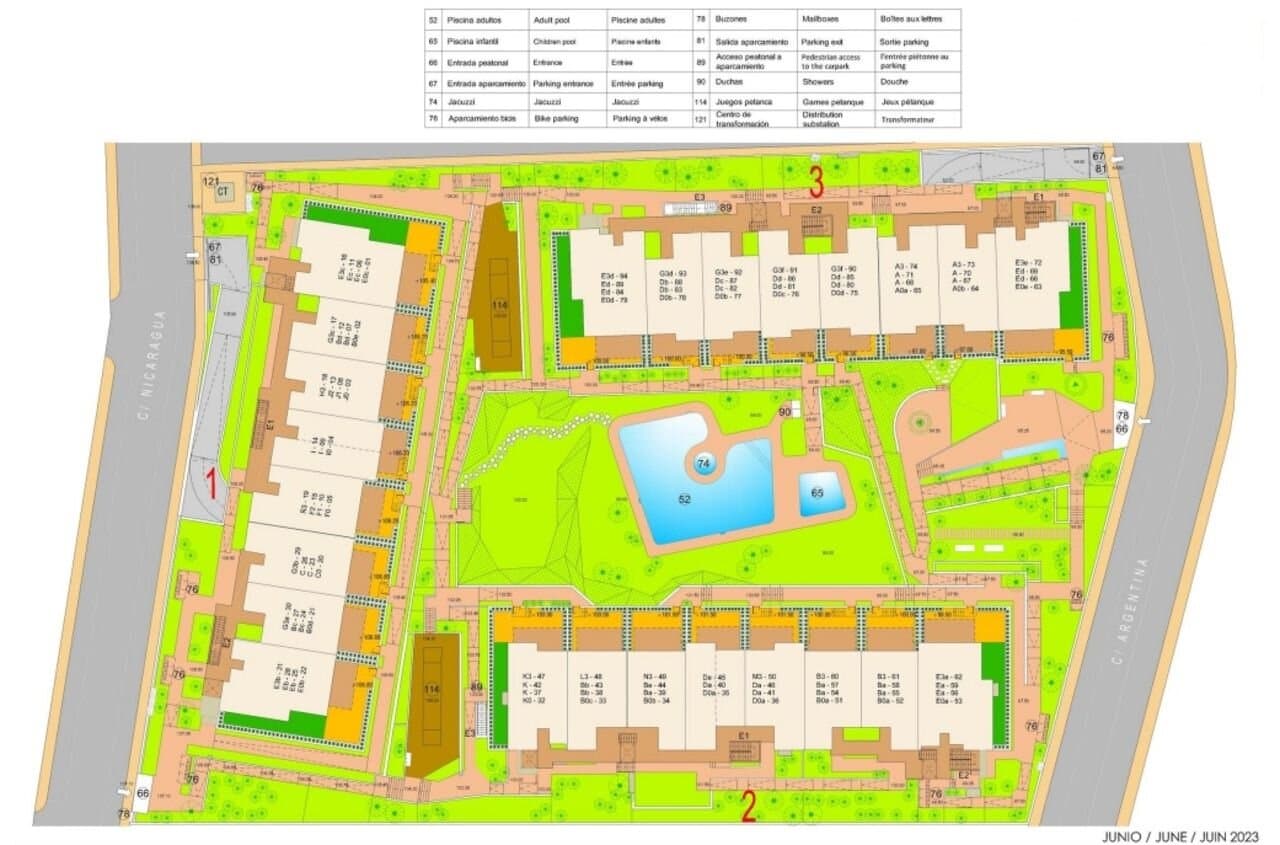 Apartamento de 2 Dormitorios en Las Filipinas, Orihuela Costa - 39