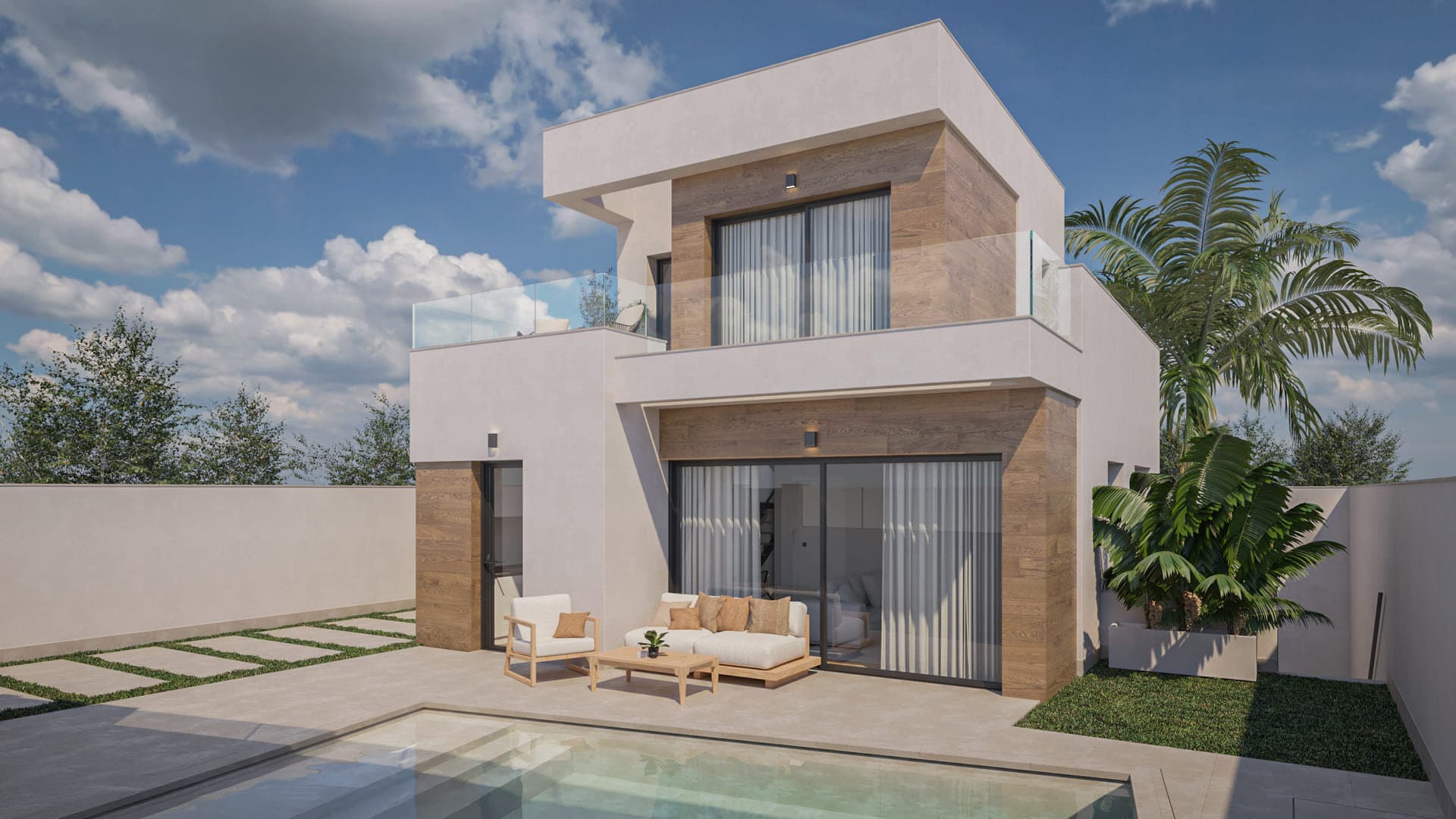 2-Zimmer Freistehende Villa in Pilar de la Horadada