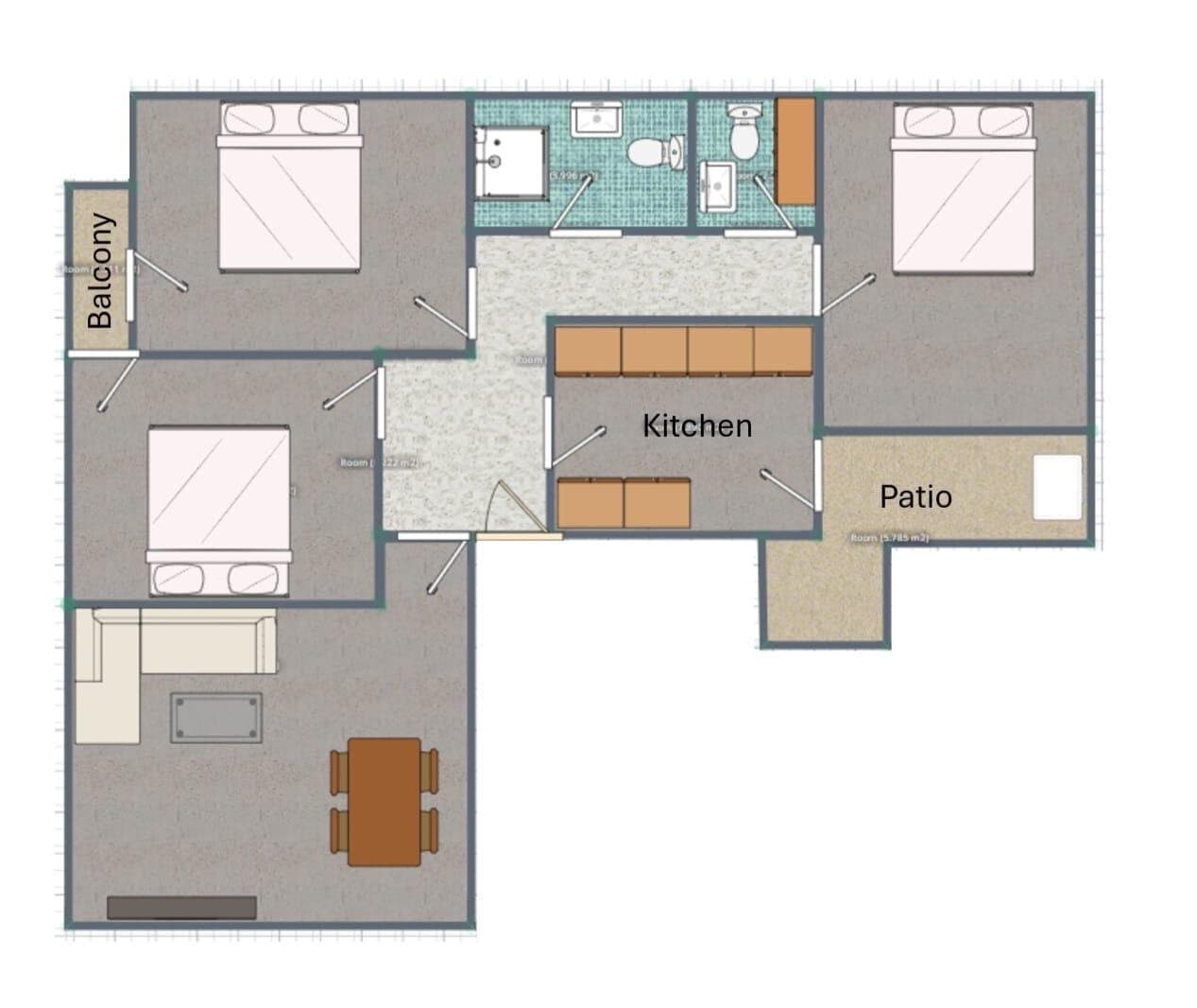 Apartamento de 3 Dormitorios en Playa del Cura, Torrevieja - 7