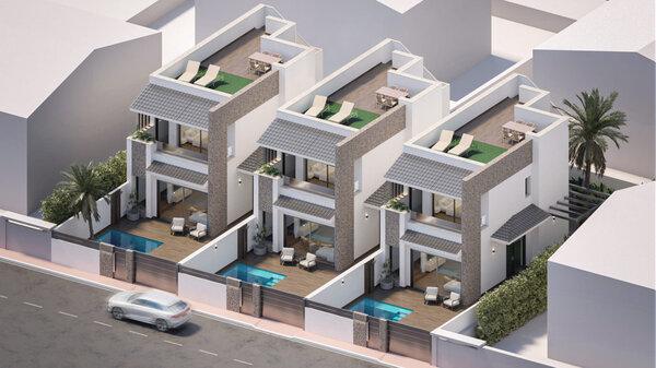 3-Bedroom Townhouse in San Pedro del Pinatar