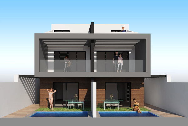 Chalet adosado de 3 Dormitorios en, San Javier