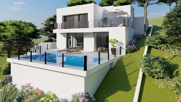 2-Zimmer Freistehende Villa in Benitachell