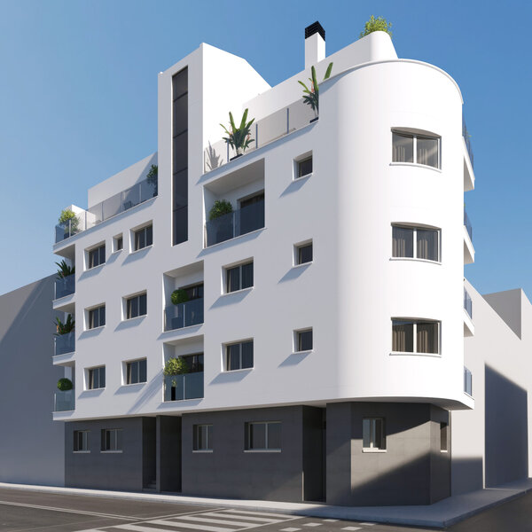 Appartement rez-de-chaussée de 1 Chambres à, Torrevieja